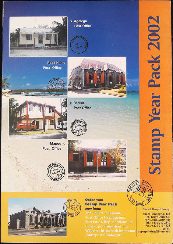 Mauritius 2002 Stamp Year Pack & Booklet