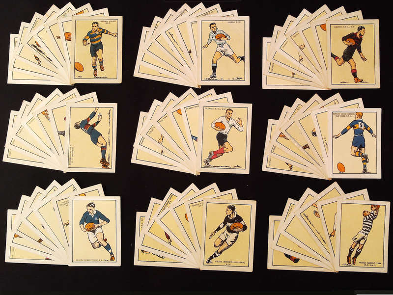 United Tobacco 1933 South African Rugby Football Clubs Complete Set 65 Cigarette Cards