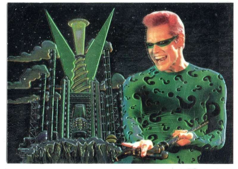 Fleer Ultra 95 DC Comics Batman Forever 8 The Riddler Animaction