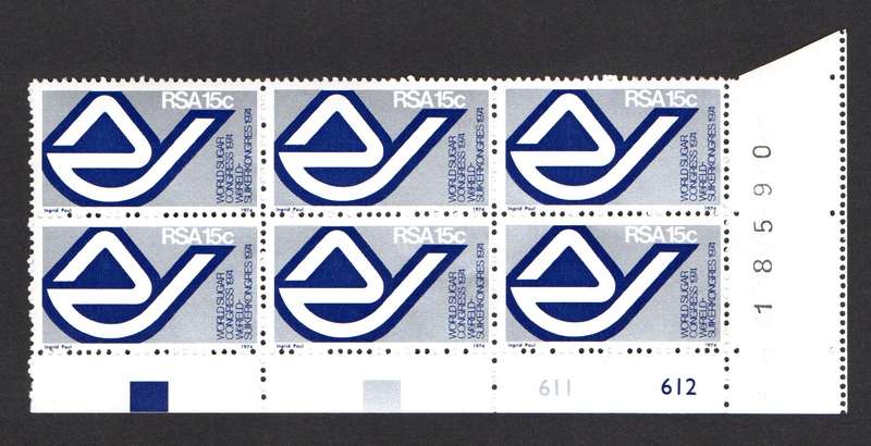 RSA 1974/06/13 15th World Sugar Congress Durban Control Blocks