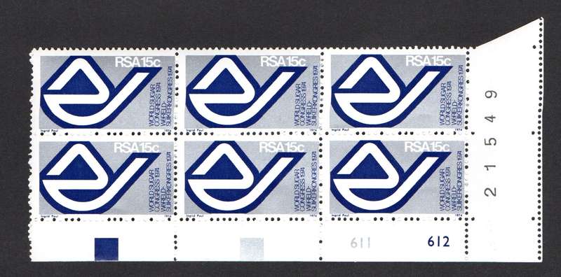 RSA 1974/06/13 15th World Sugar Congress Durban Control Blocks