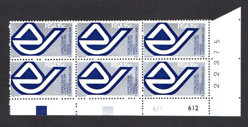 RSA 1974/06/13 15th World Sugar Congress Durban Control Blocks