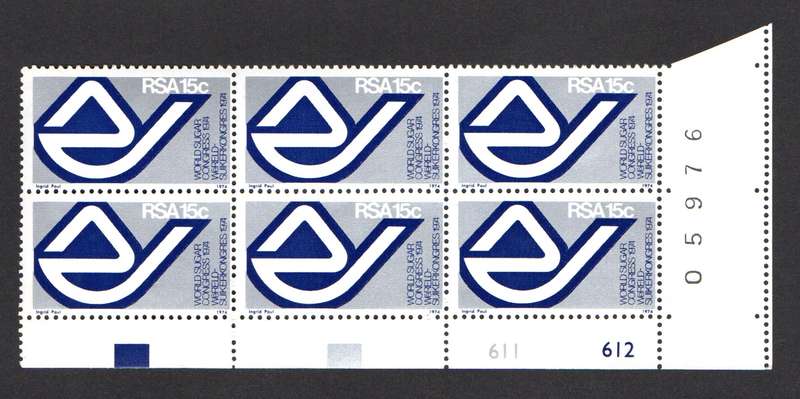 RSA 1974/06/13 15th World Sugar Congress Durban Control Blocks