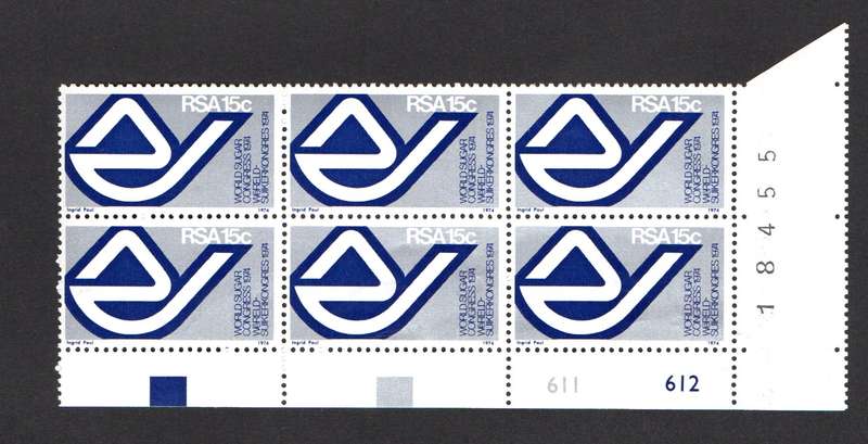 RSA 1974/06/13 15th World Sugar Congress Durban Control Blocks