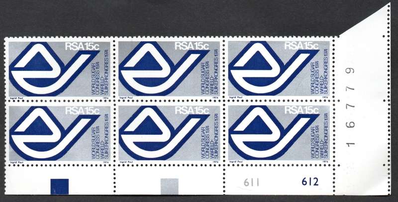 RSA 1974/06/13 15th World Sugar Congress Durban Control Blocks