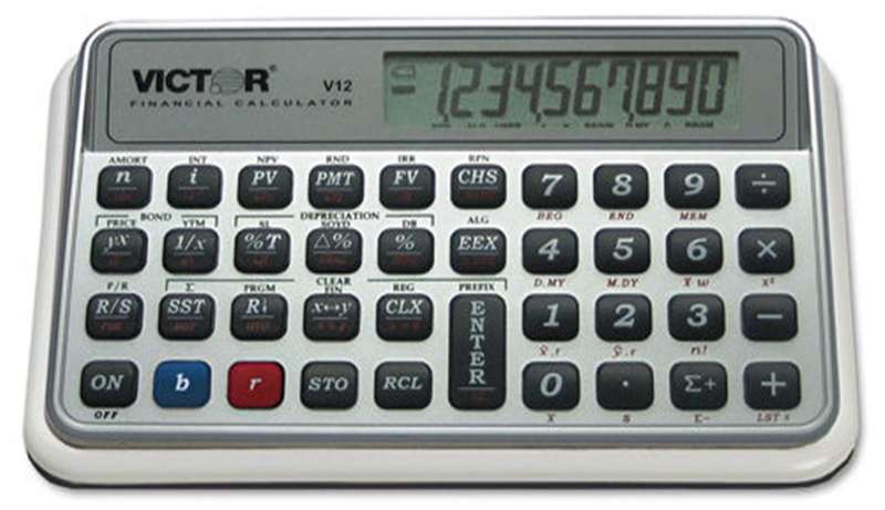 Victor V12 Programmable Financial Calculator