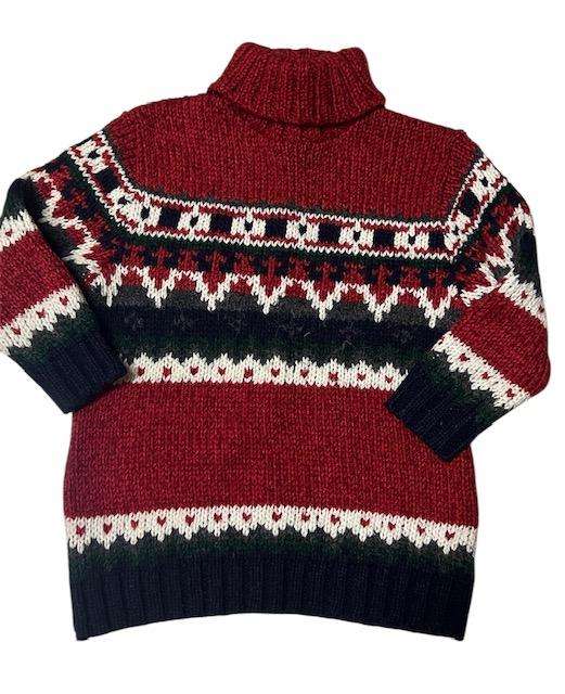 JERSEY - POLAR NECK - RED - TODDLER - 3/4 YEARS OLD - KNITWEAR - KIDS