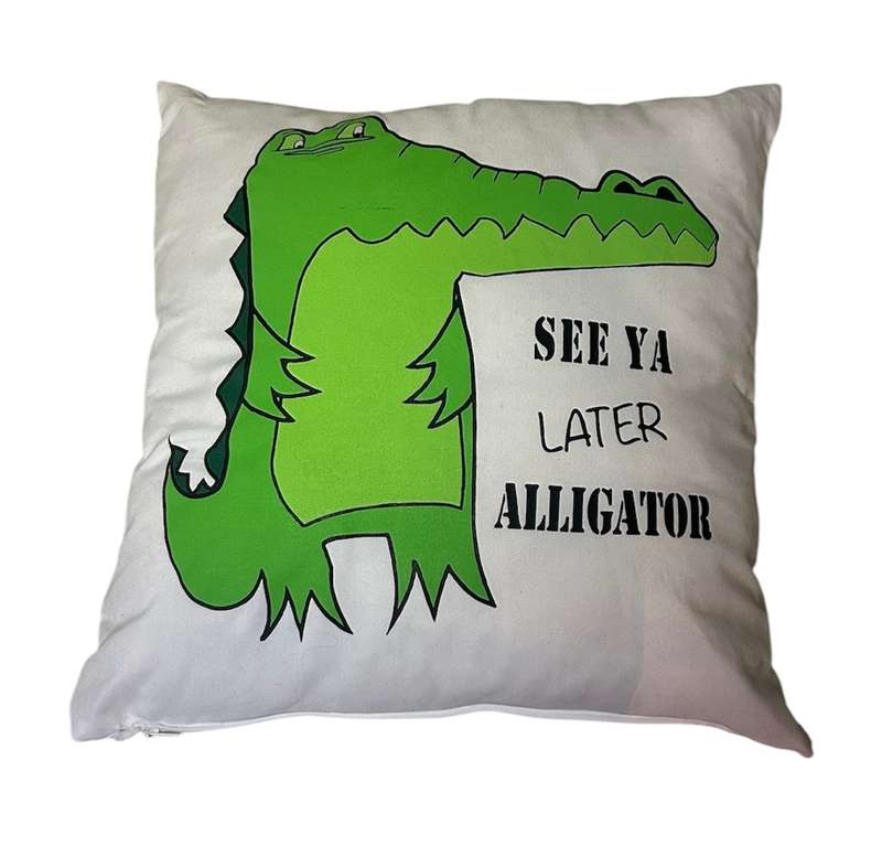 CUSHION - KIDS CUSHION - DINOSAUR - 45CM X 44CM