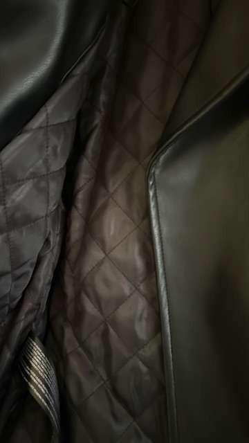 LEATHER JACKET - FAUX LEATHER - SIZE SMALL - MANGO LEATHER JACKET