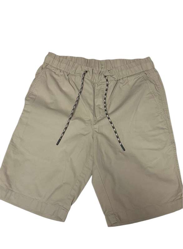 BEIGE SHORTS - DRAWSTRING - SIZE SMALL - TEEN BOY