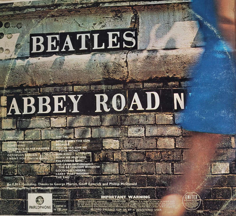THE BEATLES ABBEY ROAD VINYL