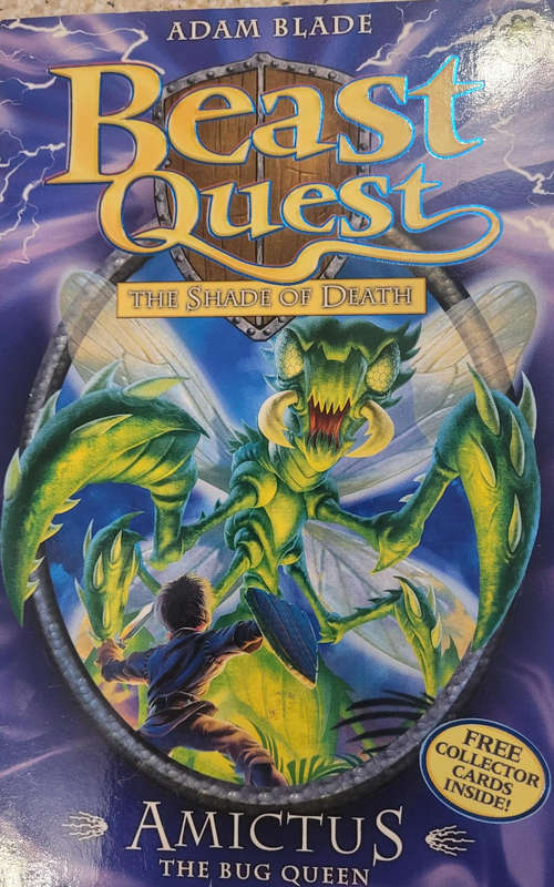 BEAST QUEST BY ADAM BLADE. 12 BOOKS TO ENJOY AND DISPLAY IN YOUR COLLECTION-7 YEARS +(SEE PICTURES)