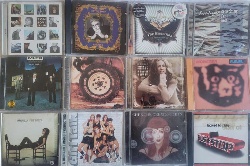 TWELVE GREAT LISTENING CD'S BY TOP ARTISTS/GROUPS FOR YOUR ENJOYMENT.