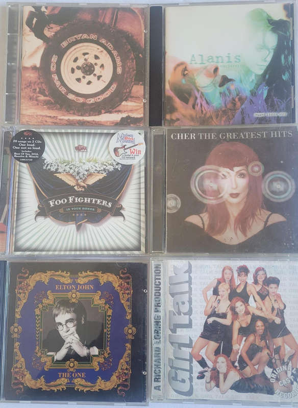 TWELVE GREAT LISTENING CD'S BY TOP ARTISTS/GROUPS FOR YOUR ENJOYMENT.