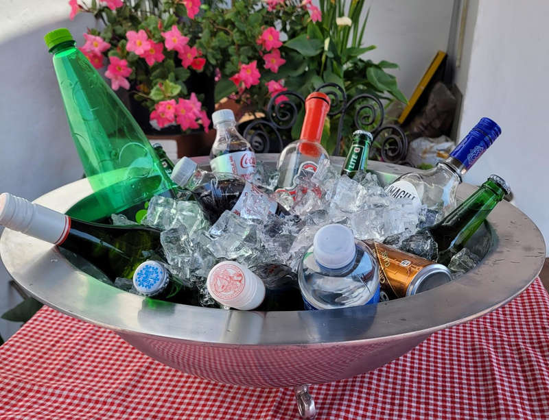 LARGE, SOLID PEWTER BOWL, RAPID DRINKS COOLER  180 CM CIRCUMFERENCE