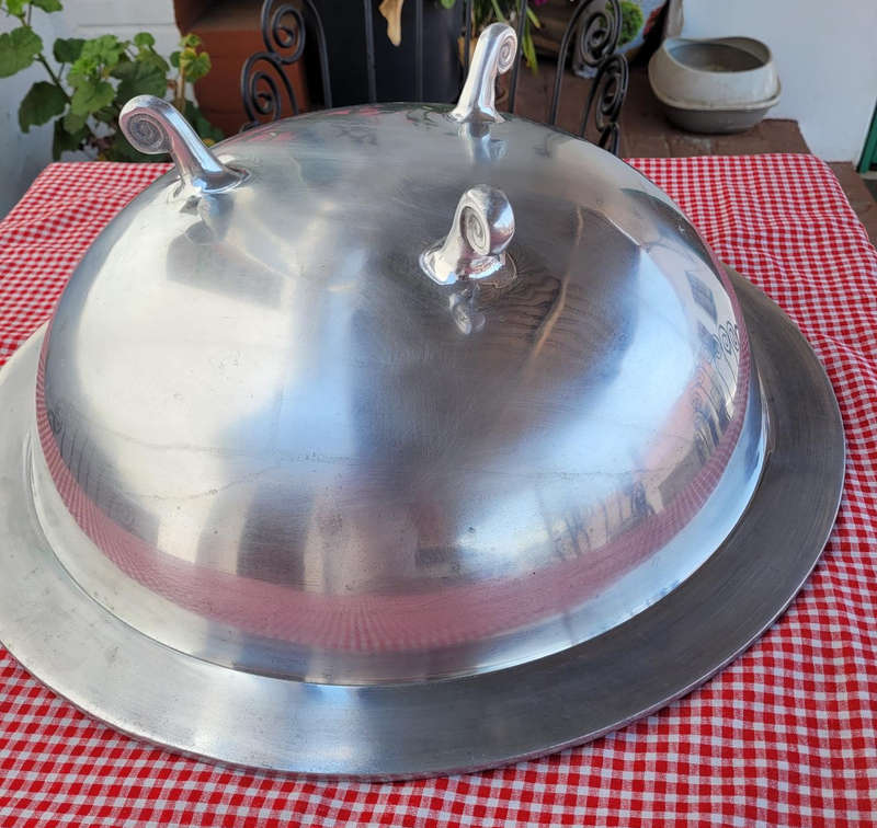 LARGE, SOLID PEWTER BOWL, RAPID DRINKS COOLER  180 CM CIRCUMFERENCE