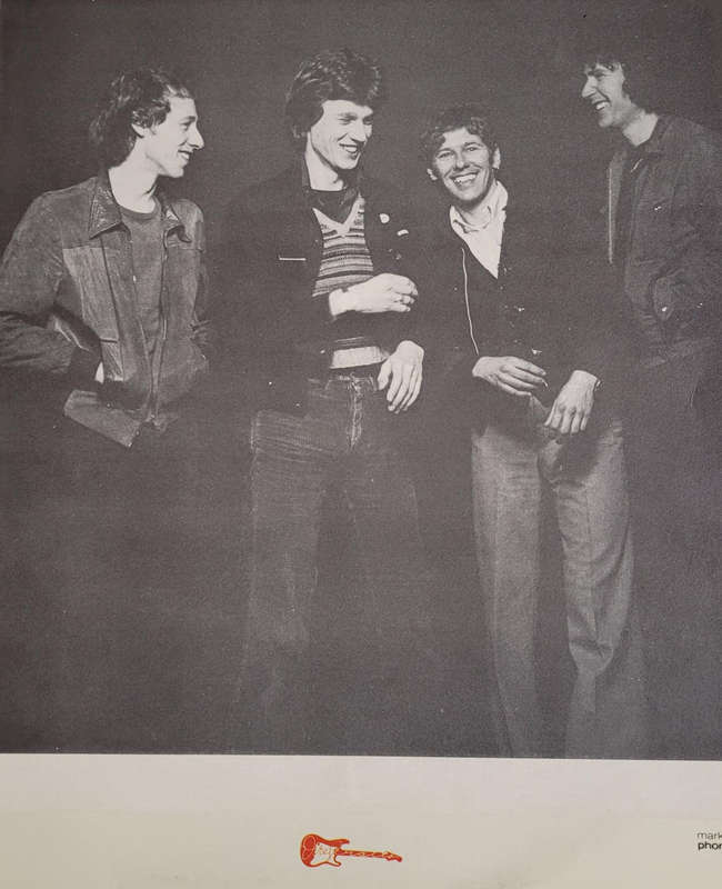 Dire Straits Self Titled Debut Vinyl Album VG+ with Words and Poster