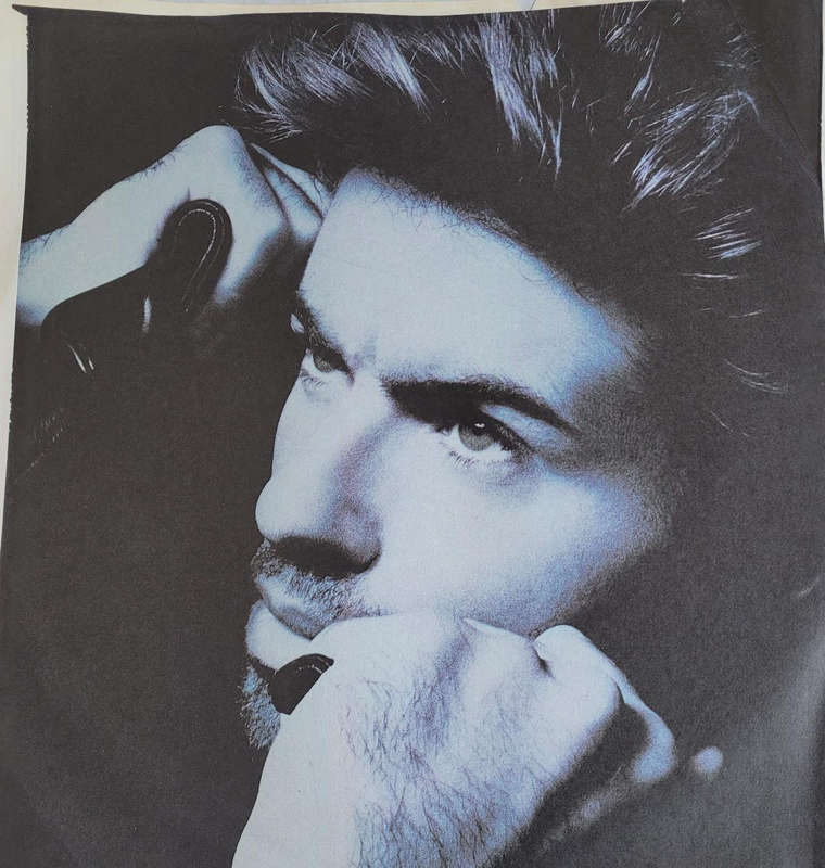 GEORGE MICHAEL FAITH VINYL 1987 EPIC INCLUDING WORDS AND PICTURE-VERY GOOD