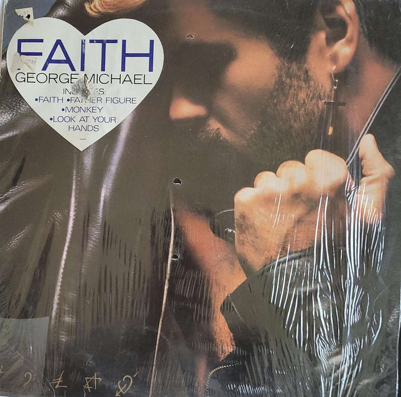 GEORGE MICHAEL FAITH VINYL 1987 EPIC INCLUDING WORDS AND PICTURE-VERY GOOD
