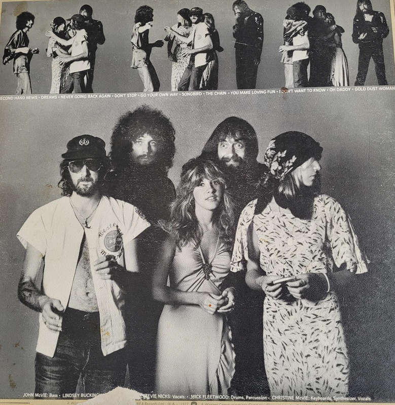 FLLETWOODMAC RUMOURS VINYL VG