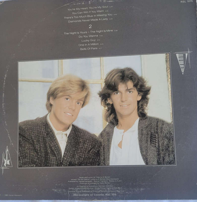 MODERN TALKING THE 1ST ALBUM VERY GOOD