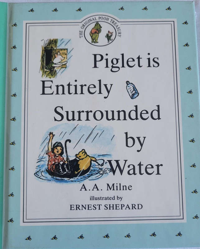 SEVEN WINNIE-THE-POOH-(THE ORIGINAL POOH TREASURY BOOKS)-LIKE BRAND-NEW CONDITION