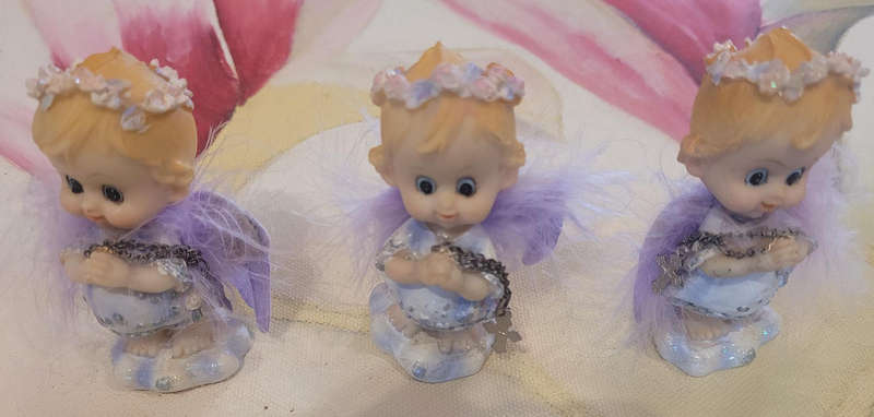 Eleven adorable angelic figurines, very collectable