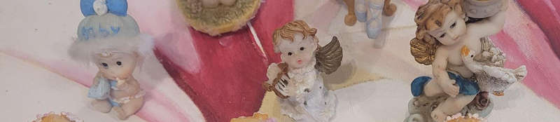 Eleven adorable angelic figurines, very collectable