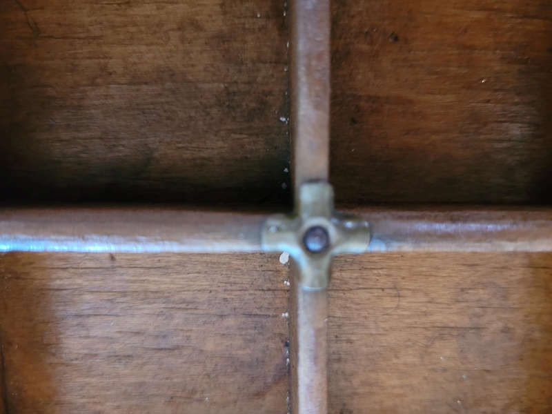 ANTIQUE/VINTAGE ACTUAL PRINTERS TRAY IN VERY NICE CONDITION, 14 x 7 (98) WITH METAL REINFORCEMENT.