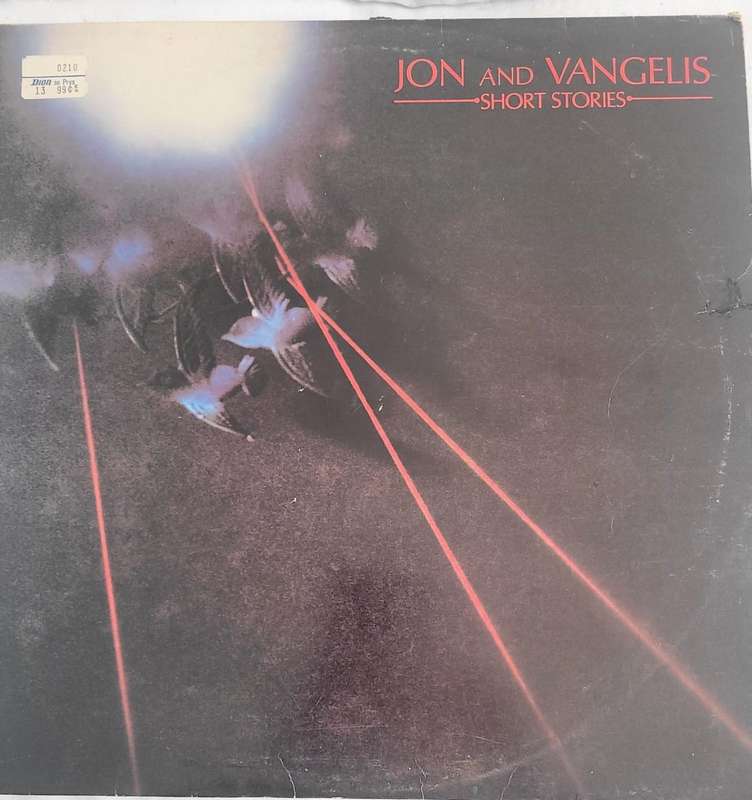 JON AND VANGELIS SHORT STORIES VINYL VERY GOOD