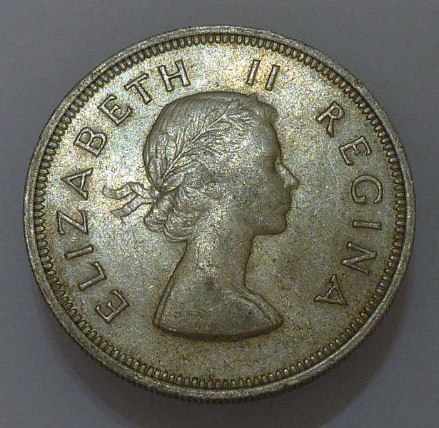 1958 Union of South Africa 2 ½ Shillings - Beautiful Uncirculated Coin.