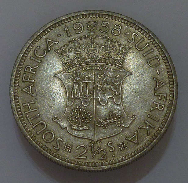 1958 Union of South Africa 2 ½ Shillings - Beautiful Uncirculated Coin.