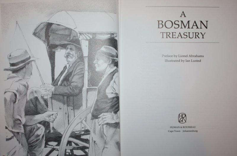 A BOSMAN TREASURY. HARDCOVER BOOK WITH DUST JACKET. 304 PAGES.