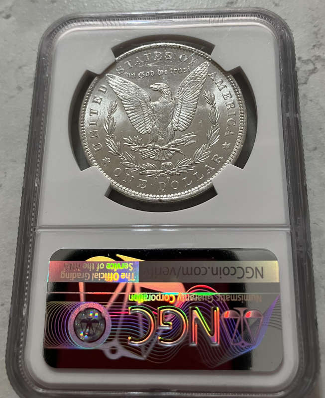 USA Morgan Dollar 1883 O - Silver $1 - NGC Graded MS61