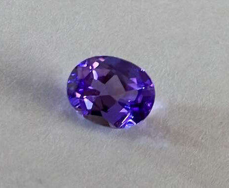 RARE FIND! Loose Oval Cut Tanzanite in a Good Size at .70 ct from Tanzania and RICH Color in Purple.