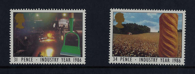 GREAT BRITAIN ROYAL MAIL MINT STAMPS 'INDUSTRY YEAR' PRESENTATION PACK #168