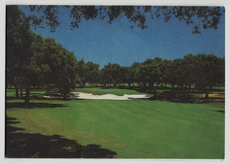 REAL CLUB VALDERRAMA GOLF COURSE (Sotogrande, Cádiz, Spain) Vintage Scorecard.