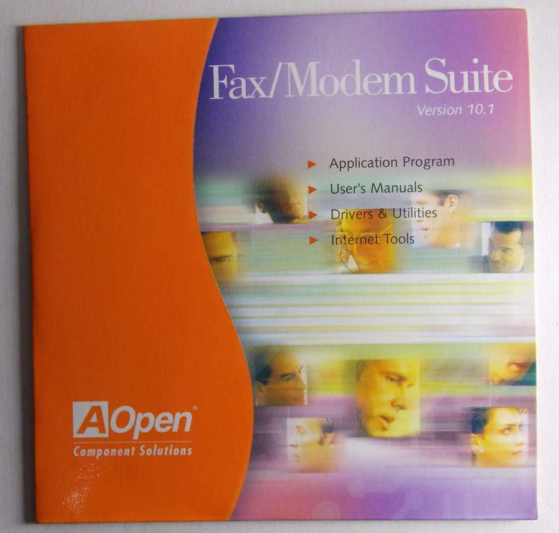 Aopen FM56 Series Fax Modem Suite and Drivers CD (2000)