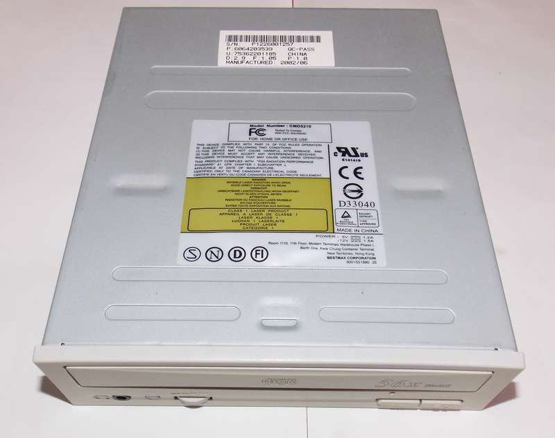 Bestmax CMD5210 CD Reader 56x IDE (2002)