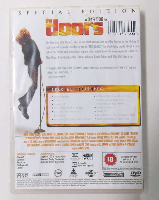 The Doors Special Edition (Val Kilmer 1991) DVD