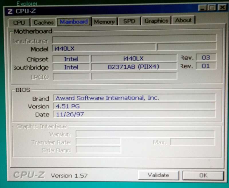 Octek Rhino II LX Intel Pentium II 233Mhz 128mb RAM (1997)
