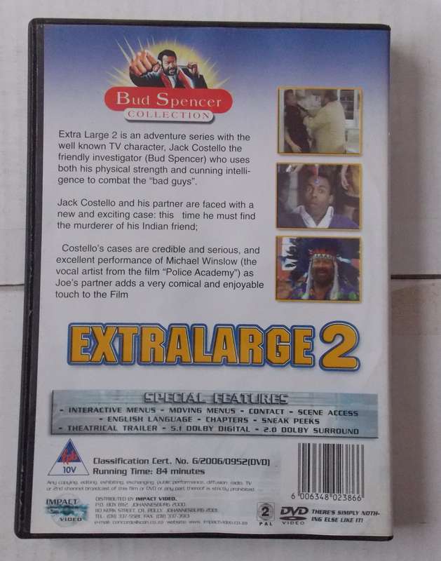 Extralarge 2 (Bud Spencer 1992) DVD