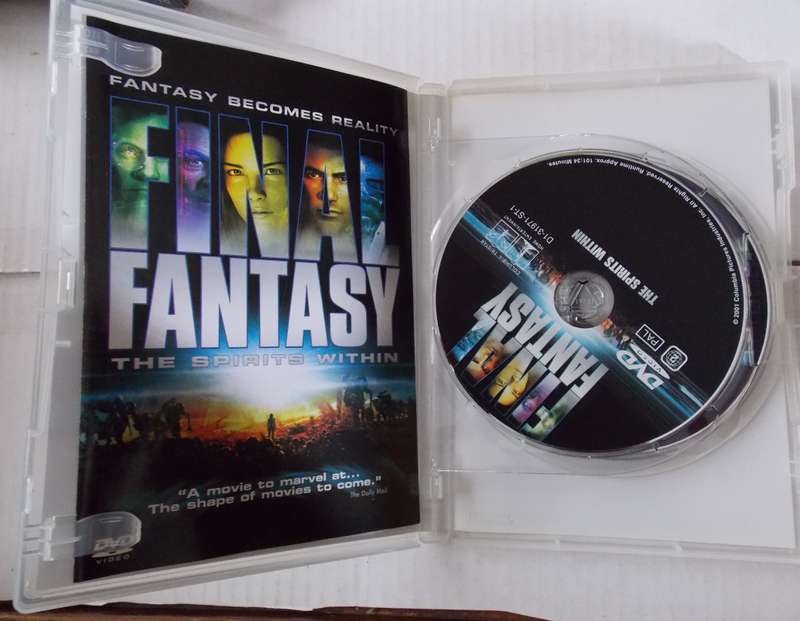 Final Fantasy The Spirits Within (CGI 2001) 2-Disc DVD