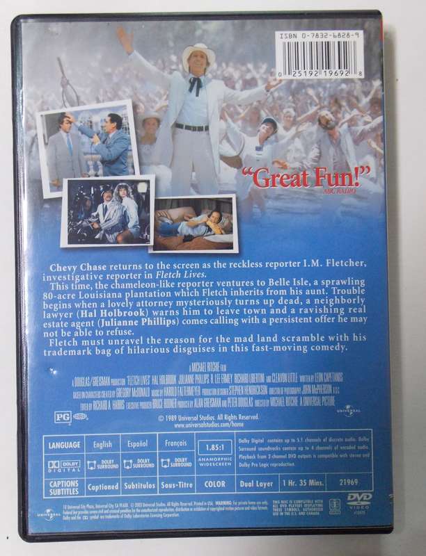 Fletch Lives (Chevy Chase 1989) ZONE 1 DVD