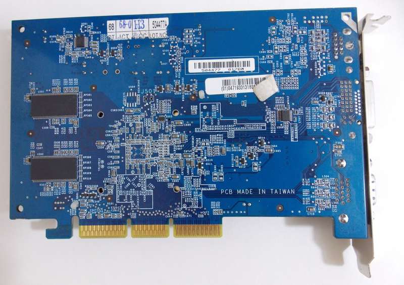 Gigabyte nVidia GeForce 6200 AGP 128mb 64-Bit (2005)