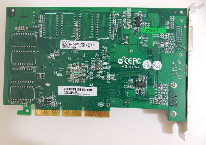 Galaxy Zeus nVidia FX5500 AGP 256mb 128-Bit (2005)