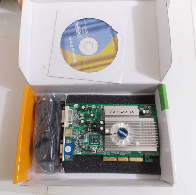 Galaxy Zeus nVidia FX5500 AGP 256mb 128-Bit (2005)