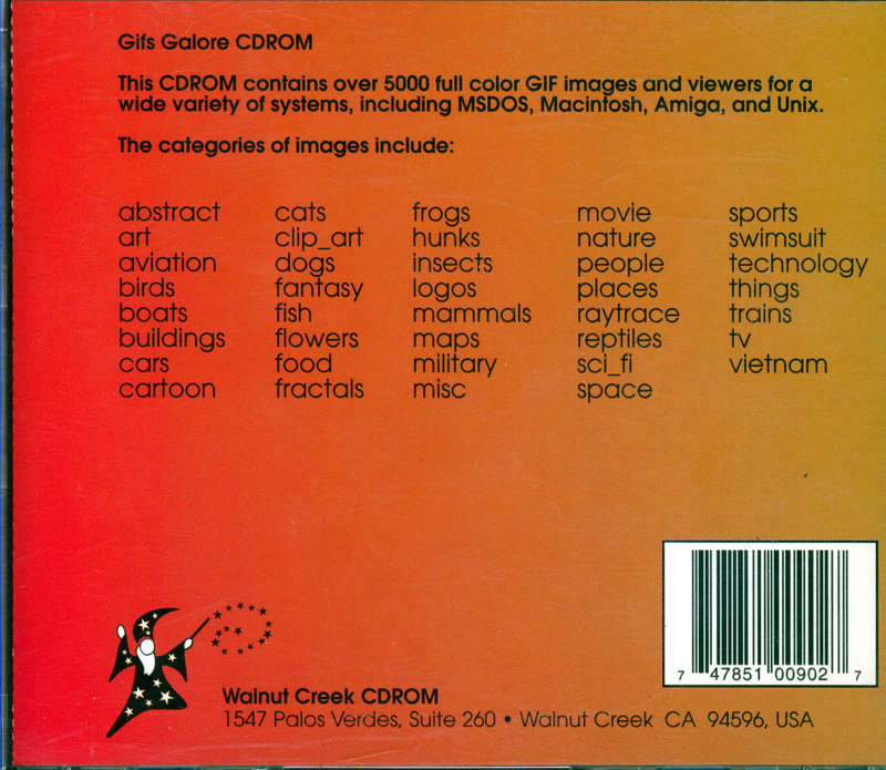 Walnut Creek Gifs Galore CD (1992)