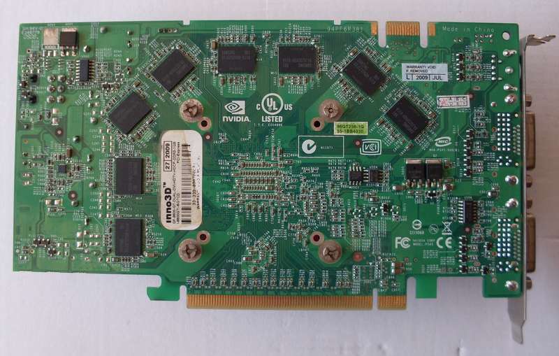 Inno nVidia GeForce 9600GT 1GB 256-Bit DDR3 SLI (2009)