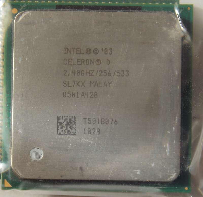 Intel Pentium 4 Socket 478 Celeron D 2.4Ghz SL7KX